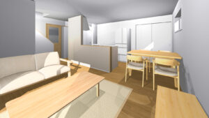 北区笹山モデルハウスLDK